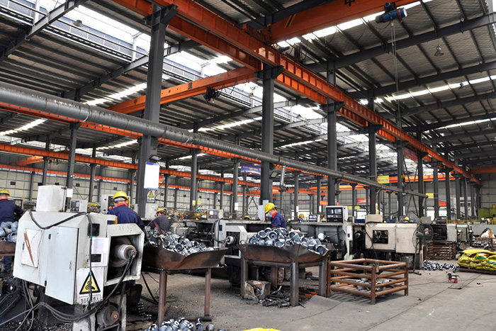 阿里网架锥头车间